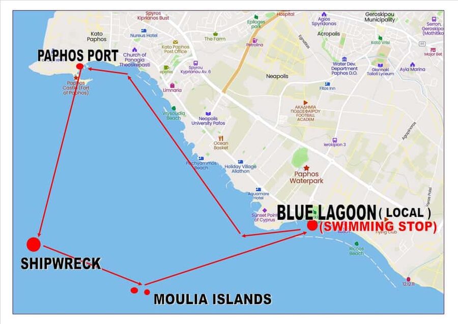 Paphos: The Yellow Glass-Bottom Boat Cruise Swim & Snorkel - Key Points