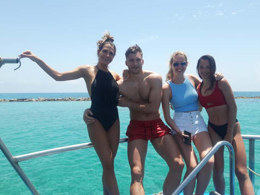Paphos: The Yellow Glass-Bottom Boat Cruise Swim & Snorkel - A Short Sea Trip With Three Different Sides
