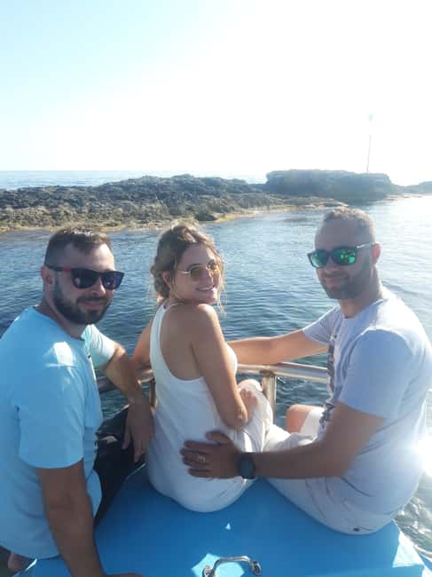 Paphos: The Yellow Glass-Bottom Boat Cruise Swim & Snorkel - The Moulia Islands and Their Strange Rock Forms