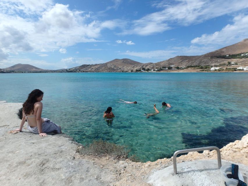 Paros: Sea Kayak Trip with Snorkeling and Snack or Picnic - Two breaks for swimming, snorkeling, and walking