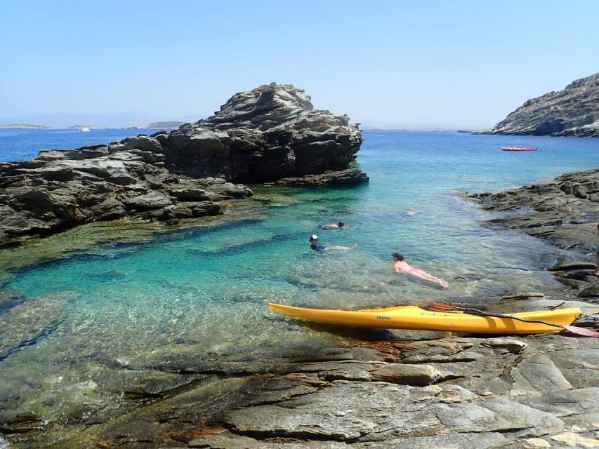 Paros: Sea Kayak Trip with Snorkeling and Snack or Picnic - Greek snacks and a picnic worth planning around