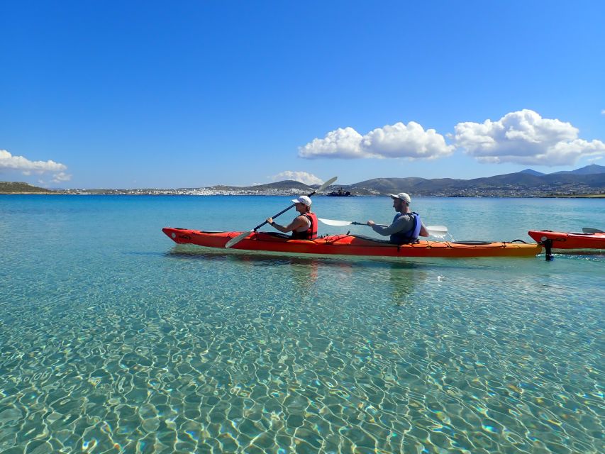 Paros: Sea Kayak Trip with Snorkeling and Snack or Picnic - Safety, fitness, and what to wear