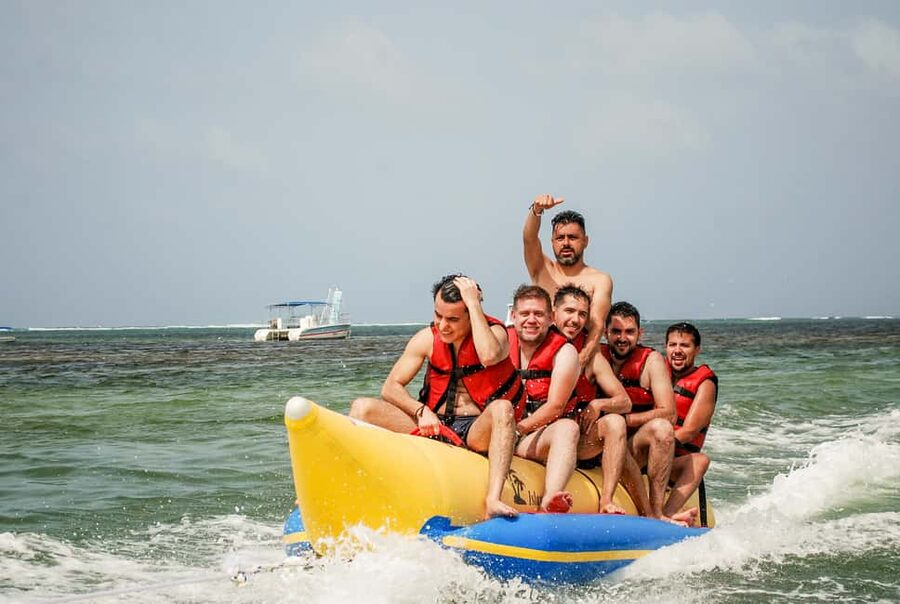 Party Boat and Snorkelling in Punta Cana - Seeing Dolphins at the Man-Made Dolphin Island