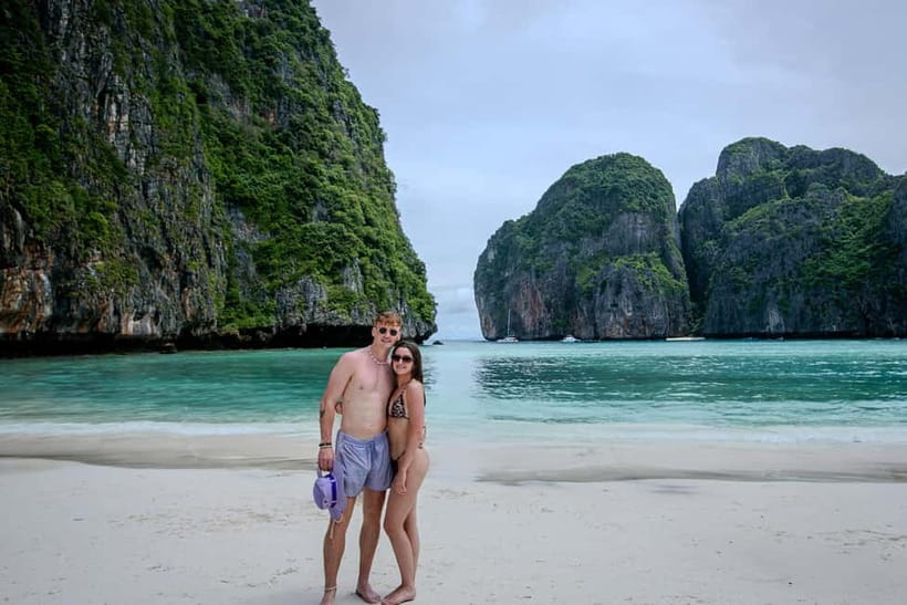 Phi Phi: 7 Island Longtail Boat Snorkeling Tour with Sunset - Monkey Beach and Viking Cave set the scene