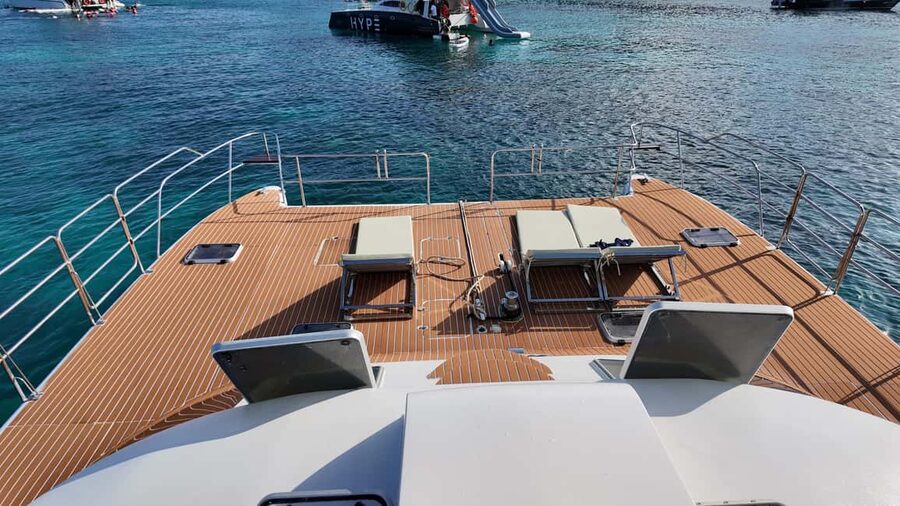 Phuket: Coral Island Snorkeling & Promthep Sunset Dinner - Open-sea swimming from the yacht