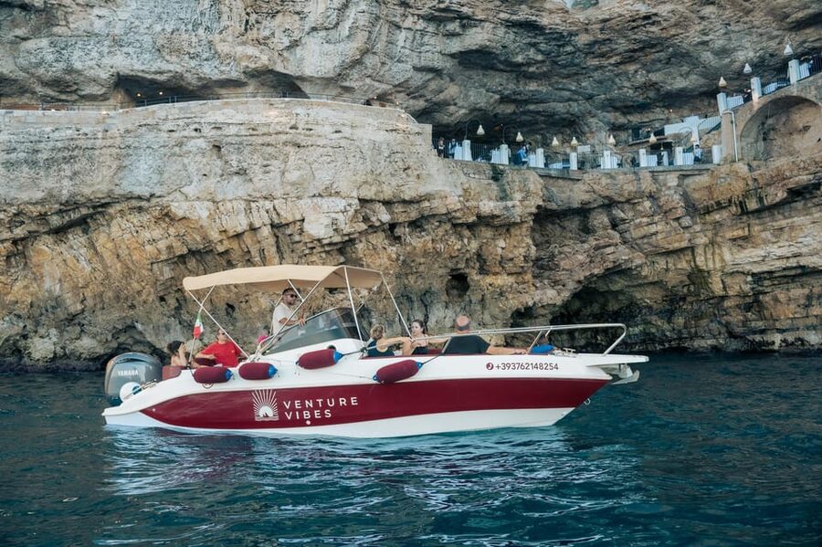 Polignano Sea Caves: Boat Tour with Snorkeling & Aperitif - Key points at a glance