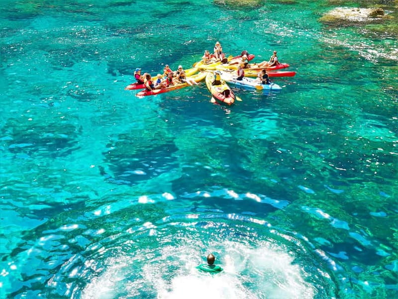 Pollença: Kayak Discovery – Snorkeling and Caves - Starting at Cala Molins with a short safety lesson