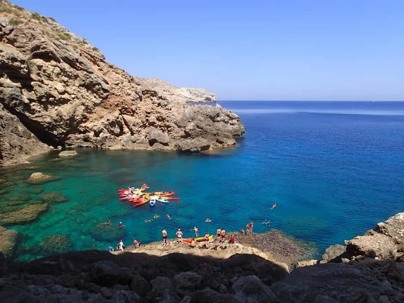 Pollença: Kayak Discovery – Snorkeling and Caves - The 40-meter cave and the limits of the route