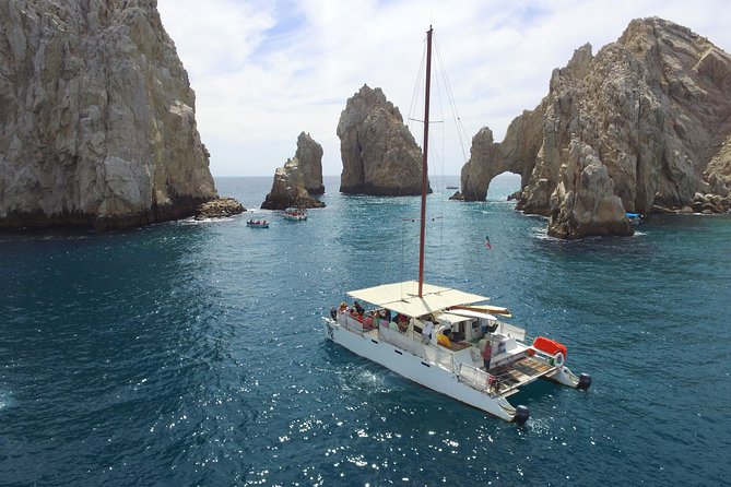 Private Catamaran Snorkeling Cruise in Los Cabos - Santa Maria Bay and the one-hour water stop