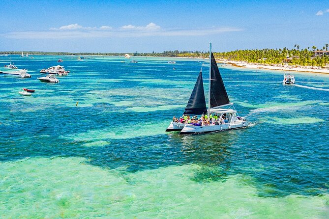 Private Catamaran Snorkeling Family Adventure - Cruising the Bávaro coast by private catamaran