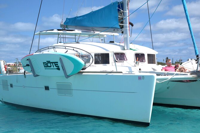 Private Catamaran Swim sail snorkel cliff jumping SUP - SUP, crystal kayak, and swimming time