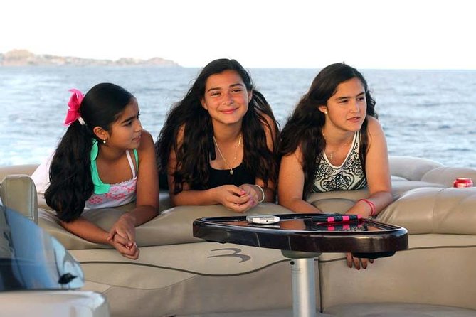 Private Customized Tritoon Boat rental, Snorkeling, Sunset. - Leaving Marina Cabo San Lucas