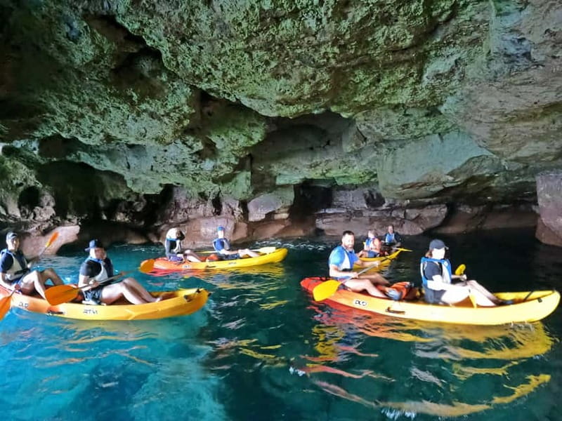 Puerto Mogán: Guided Adventure Kayak Tour in Caves & Snorkel - Snorkeling at the wild beach