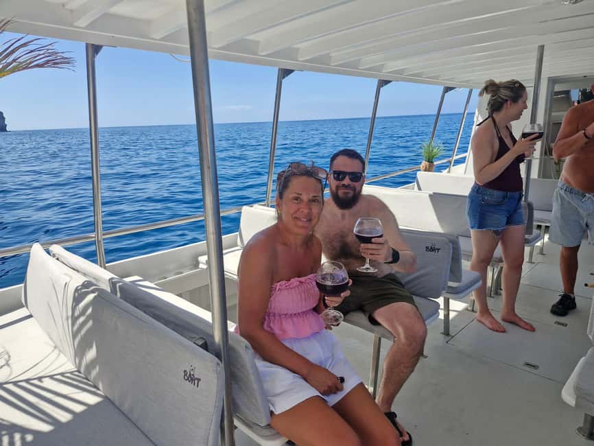 Puerto Rico, Gran Canaria: boat trip, drinks, food, paddle surfing, snorkeling - Tapas, sangria, and drinks on the way back
