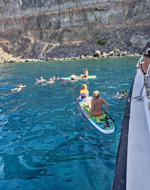 Puerto Rico, Gran Canaria: boat trip, drinks, food, paddle surfing, snorkeling - Optional jet skis and other water sports
