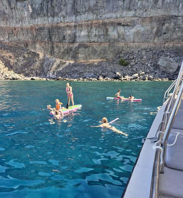 Puerto Rico, Gran Canaria: boat trip, drinks, food, paddle surfing, snorkeling - What to bring and how to plan your day