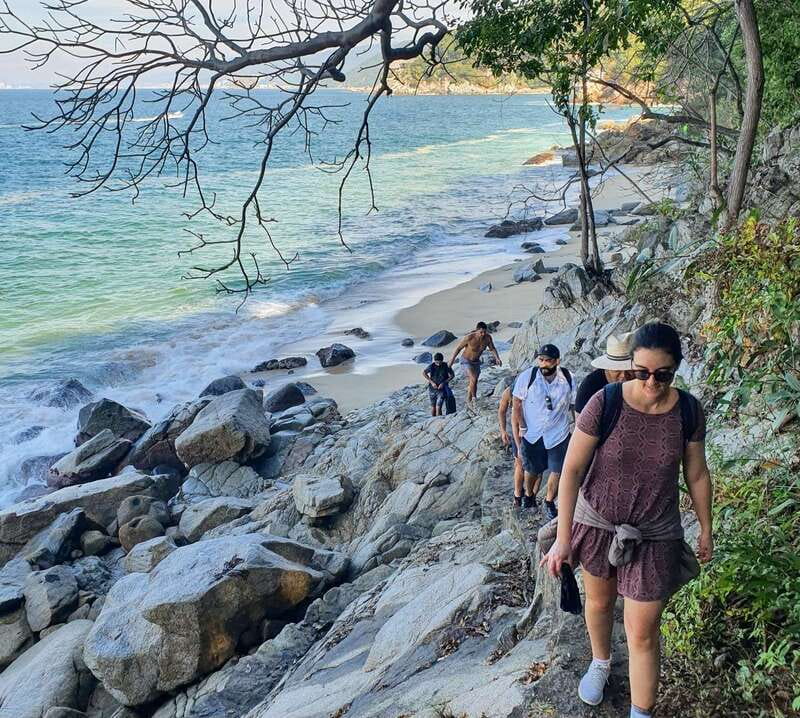 Puerto Vallarta: Full Day Hike to 6 Hidden Beaches & Snorkel - Colomitos is the first beach reward