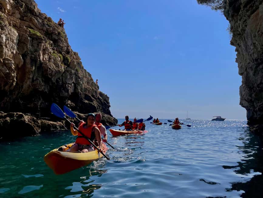Pula: Cave, Canyon and Island Kayak Tour Snorkel&Explore - Starting at Ambrela Beach in Pula