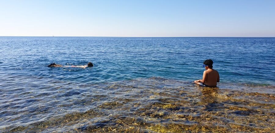 Pula: Kayak Adventure with Cave & Island Snorkeling - Passing Fratarski Island