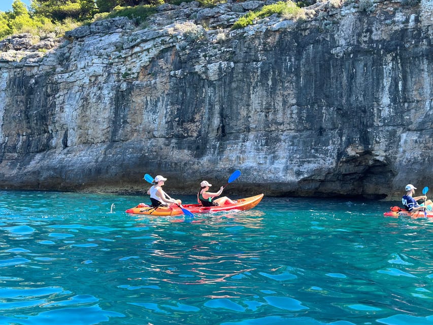 Pula: Kayak Adventure with Cave & Island Snorkeling - Fitness, swimming, and weather concerns