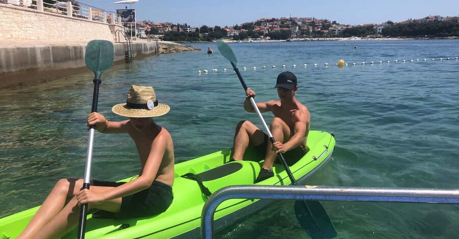 Pula: Kayaking and Snorkeling Self-Guided Tour - Value at $53 per person