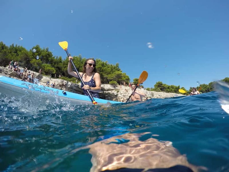 Pula: Muzil Canyon Kayak Tour, Snorkeling and Cliff Jumping - Starting at Valovine Beach beside the bus turnaround