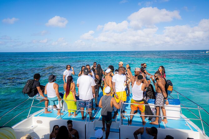 Punta Cana Booze Cruise, Snorkeling, Sand-Bar with Entertainment - The Playa Bávaro natural pool stop