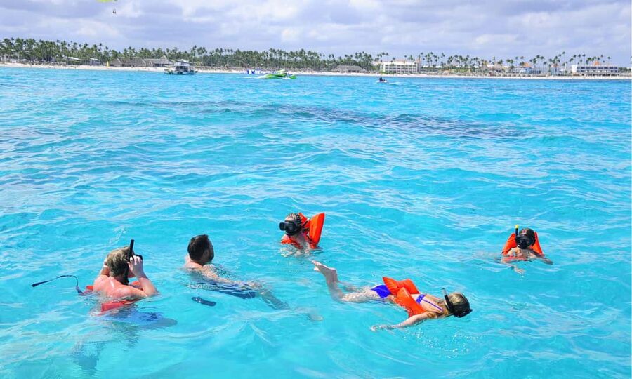 Punta Cana: Catamaran Tour with Reef Snorkeling and Open Bar - The boat’s slide adds easy fun for all ages