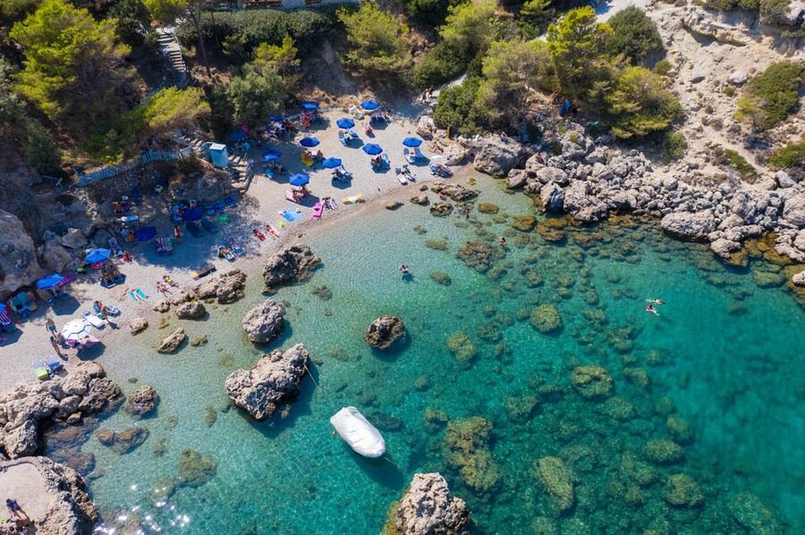 Rhodes: Anthony Quinn Bay E-Bike Tour with Snorkeling - Starting in Rhodes Old Town