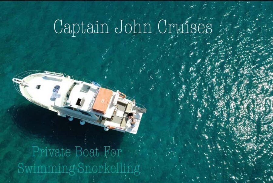Rhodes: Private Sunset Cruise with Swimming & Snorkeling - Rhodes from the water, not the road