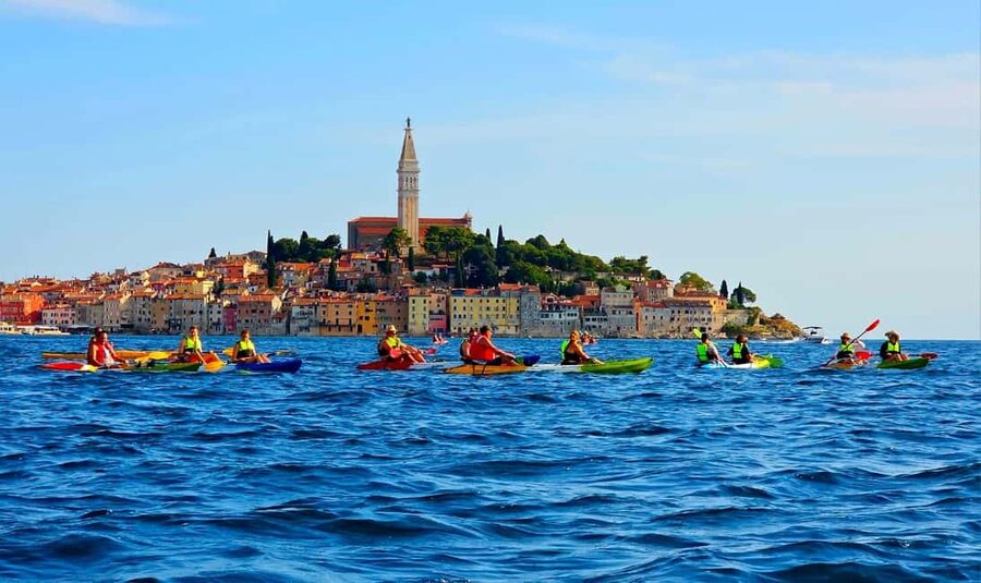 Rovinj-Amazing kayak tour &snorkeling &free drink &photos - Why Rovinj looks better from a kayak