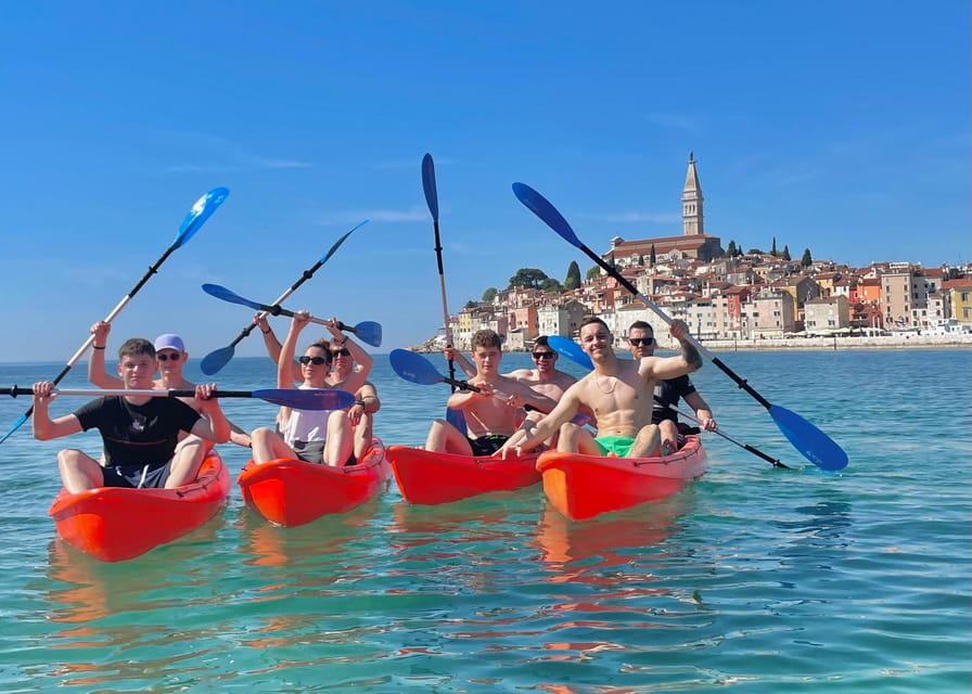 Rovinj:BUBA KAYAK TOURS:snorkeling,jumping,FREEdrinks&photos - Key points to know before booking