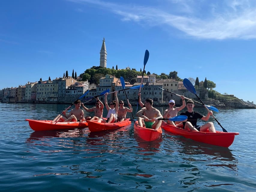 Rovinj:BUBA KAYAK TOURS:snorkeling,jumping,FREEdrinks&photos - What the $47 price really includes