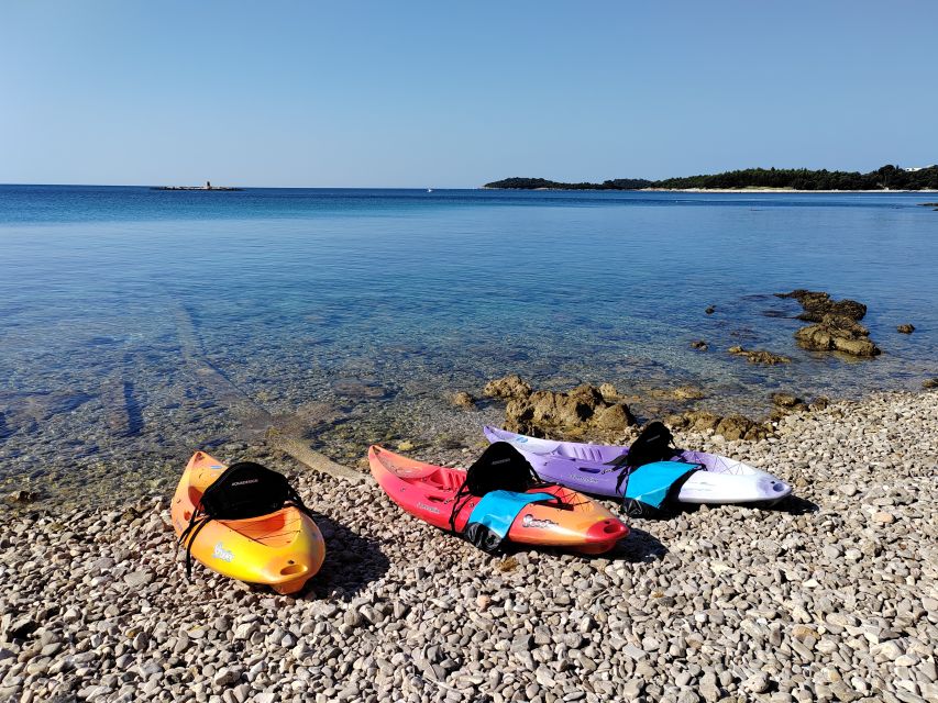 Rovinj: Golden Cape Desert Islands Kayak & Snorkeling Tour - Launching from Cuvi Beach near Golden Cape