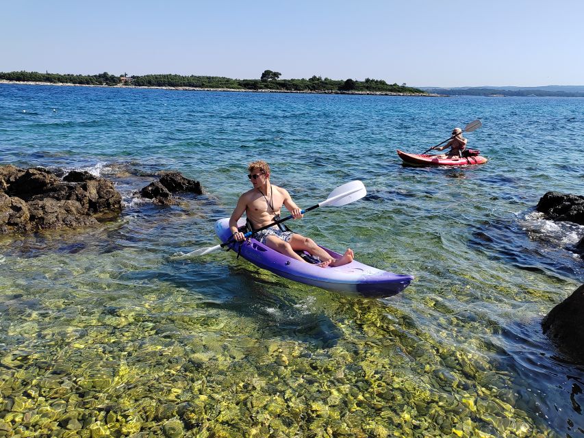 Rovinj: Golden Cape Desert Islands Kayak & Snorkeling Tour - Sveti Ivan and the small lighthouse island