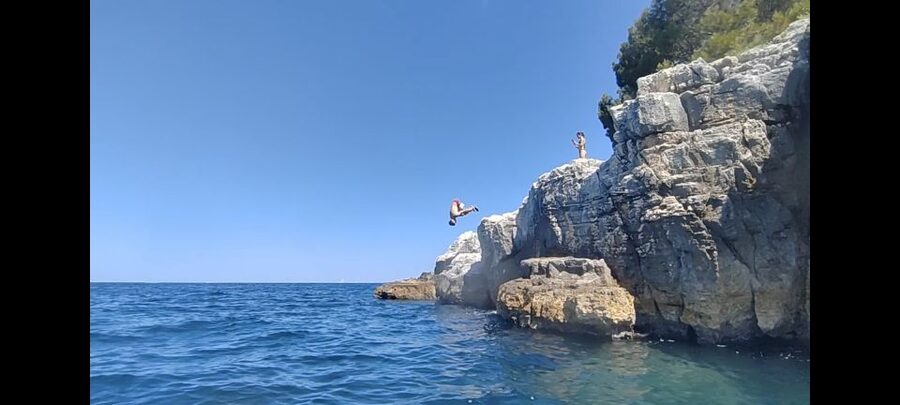 Rovinj: Golden Cape Desert Islands Kayak & Snorkeling Tour - Optional rock jumps and relaxed island time