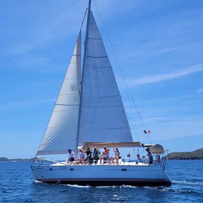 Sailing and Snorkeling Day Tour to Les Saintes - Leaving Marina Rivière-Sens under sail
