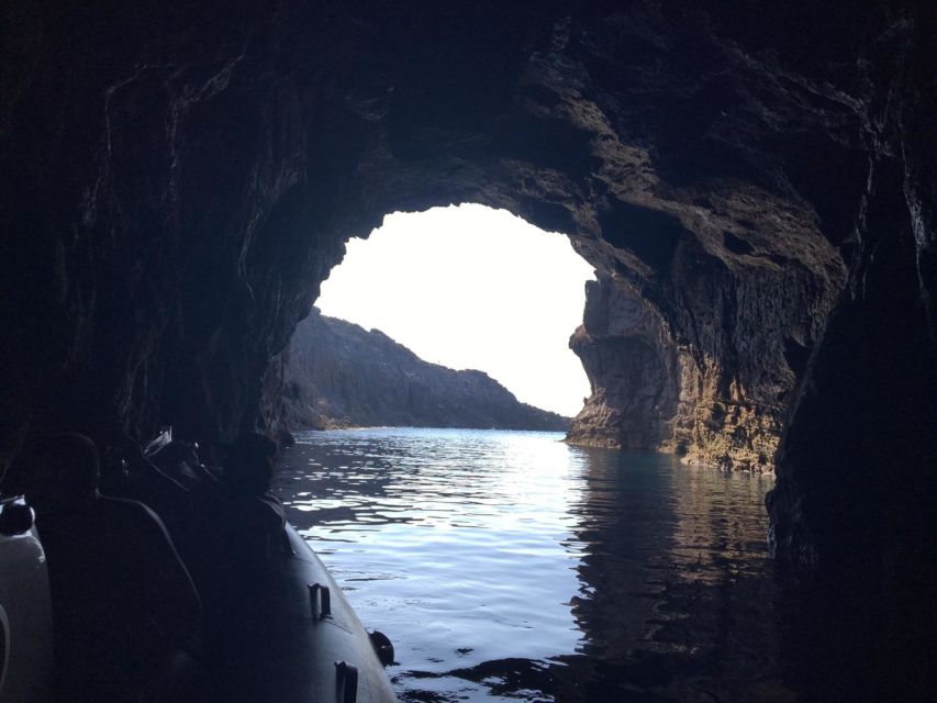 Sant'Antioco: Scenic Dinghy Tour with Snorkeling Gear - Reaching the coves and changing shades of blue