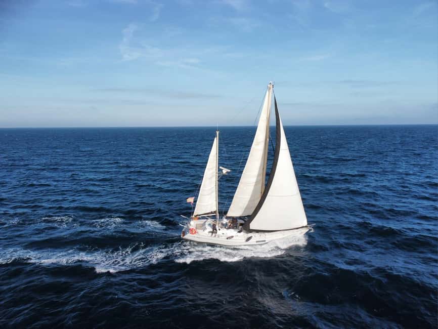 Santa Pola: Sail to Tabarca, snorkel, and enjoy sunset with a tasting - Cruising toward the Tabarca nature reserve