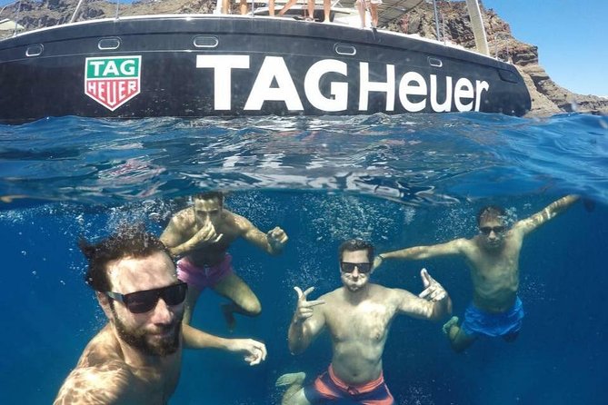 Santorini: Adventurous Catamaran Experience with Snorkeling - From Fira to Vlychada, the day begins on the road