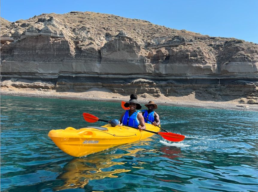 Santorini: Sea Caves Kayak Trip with Snorkeling and Picnic - Who will enjoy this Santorini kayak trip