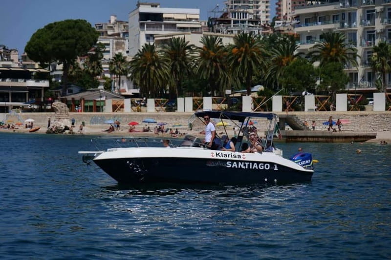 Saranda:Boat Tour to Kroreza with snorkelling,&umbrellas - Guides, language, and the feel onboard