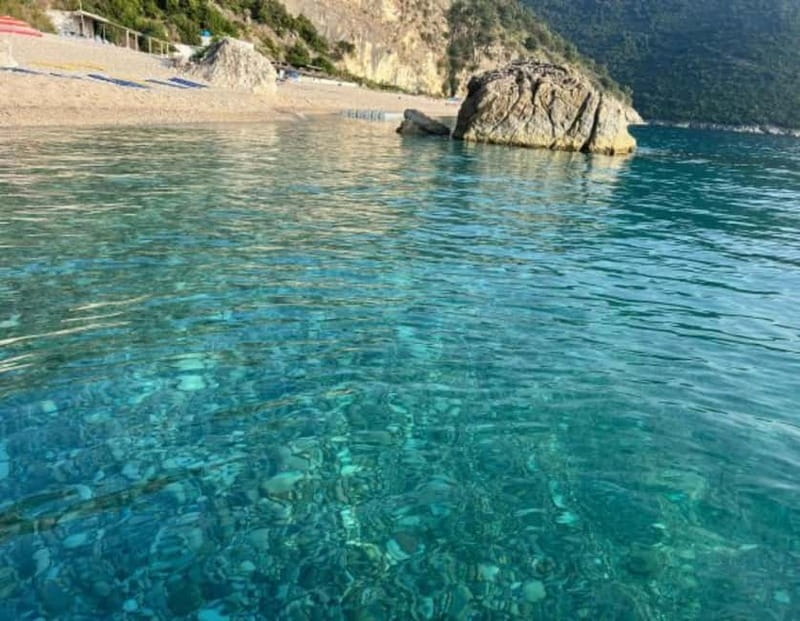 Sarandë: Boat Tour at Kroreza & Hidden Caves with Snorkeling - Krorëza Beach gives you a proper afternoon