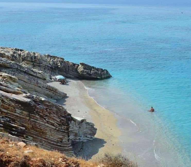 Sarandë:Boat Tour to Kroreza with snorkelling & umbrellas - What comes with the $29 price