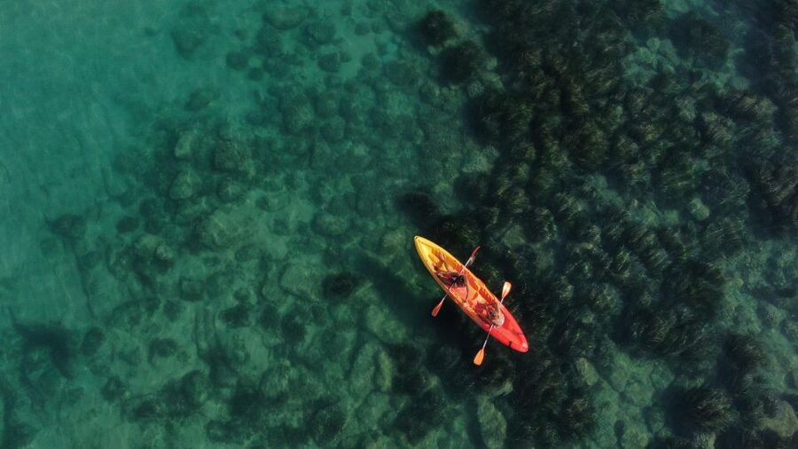 SCALA DEI TURCHI KAYAK TOUR & SNORKELING: Avventura in mare - The second paddle and a longer coastal stop