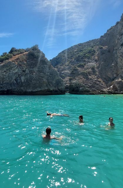 Sesimbra: Secret Bays and Beaches Boat Tour with Snorkeling - Baleeira is the relaxed final stop