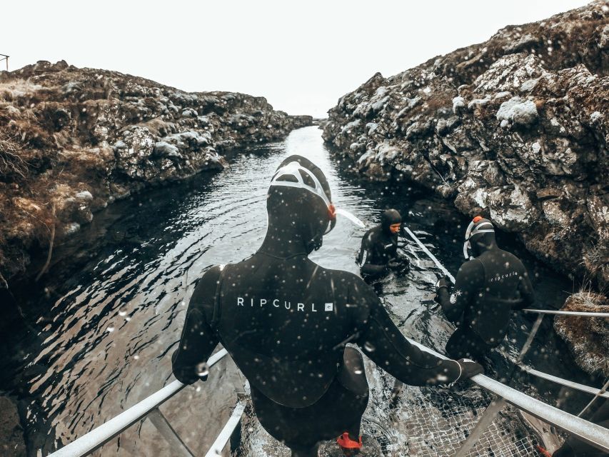 Silfra: Half-Day Snorkeling Day Trip with Underwater Photos - The first look into Silfra’s blue water