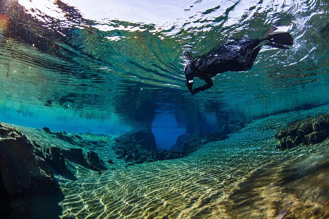 Silfra: Snorkeling Between Tectonic Plates Pick Up from Reykjavik - The Big Crack gives you the headline moment