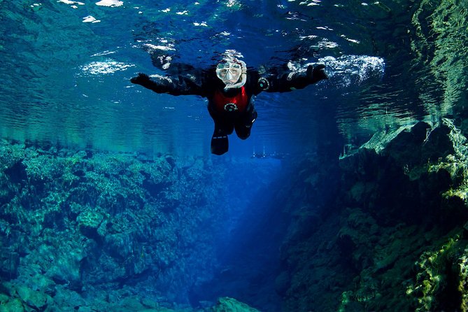 Silfra: Snorkeling Between Tectonic Plates Pick Up from Reykjavik - Silfra Hall and Cathedral widen the view
