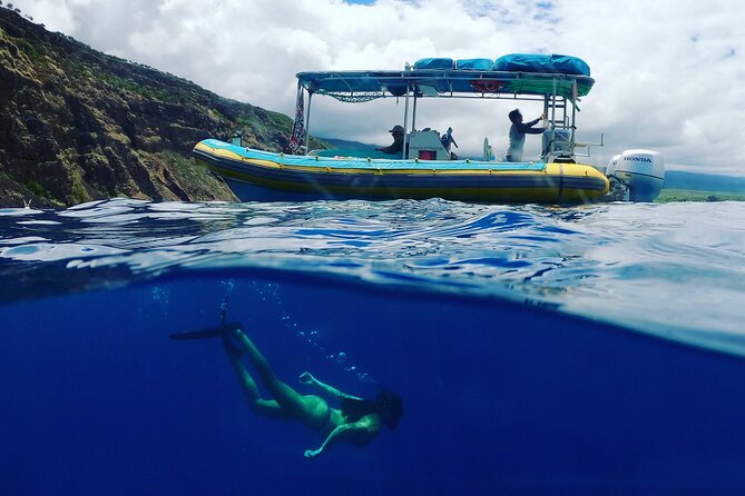 Small Group Snorkeling Expedition South Kona - The fast boat is fun, but pack for the ride